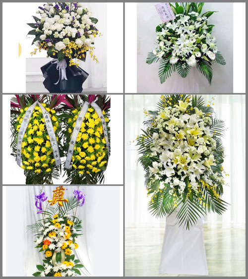 山西运城永济市蒲州镇上吕芝村白事花篮预定