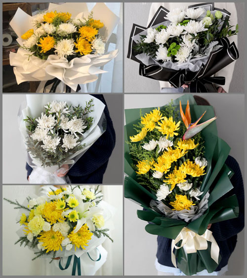 山西运城永济市蒲州镇上吕芝村白事花束代送